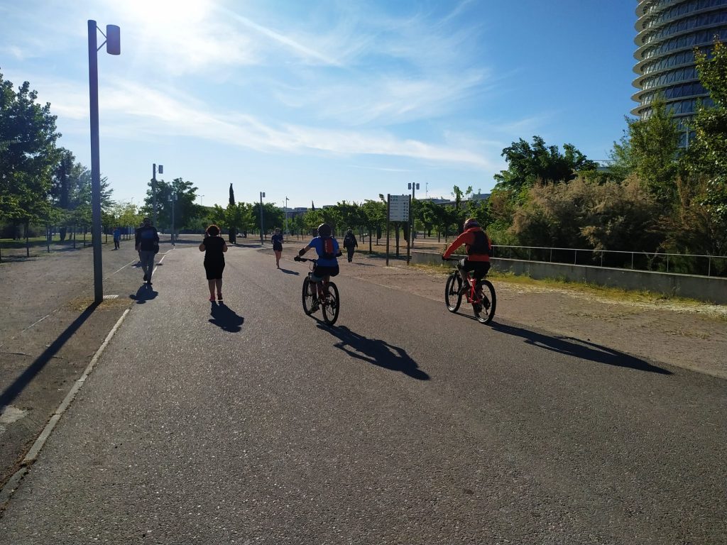 Espacios por los que practicar running en Zaragoza: Parque del agua Luis Buñuel